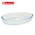 Ensemble de 3 plateaux de cuisson en verre borosilicaté résistant à la chaleur